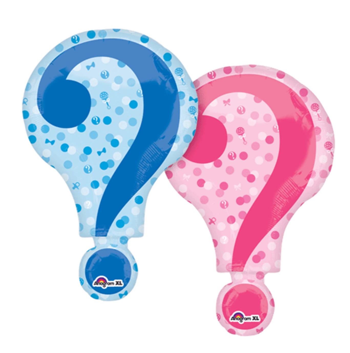 Anagram 28" Gender Reveal Question Mark Balloon